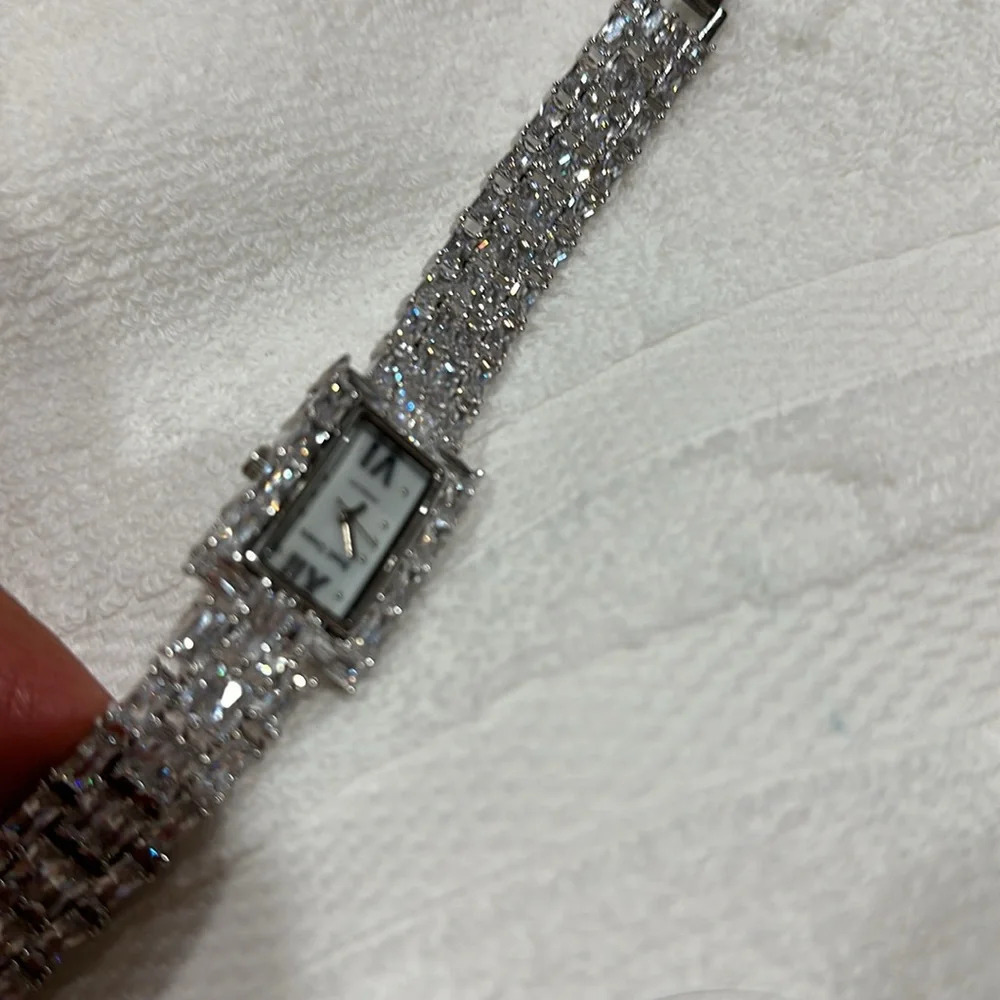 Zircon Elements Leaf Austrian Crystal Bracelet Wa… - image 4